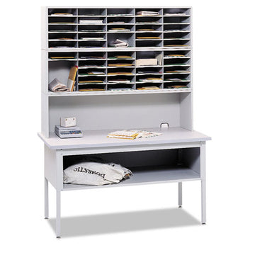 Safco® E-z Sort Sorting Table Base, 60w X 30d X 28 To 36h, Gray freeshipping - TVN Wholesale